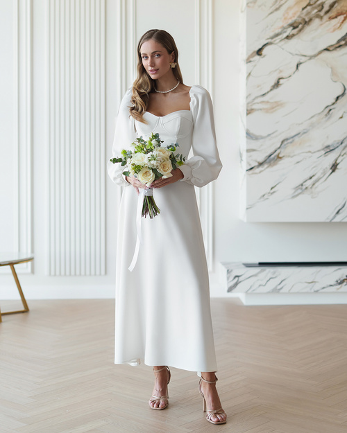 Wunderschönes langes Brautkleid in ecru + große Größen!!!
