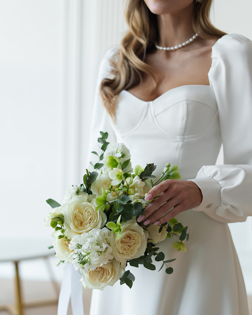 Wunderschönes langes Brautkleid in ecru + große Größen!!!