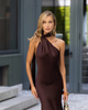 Schwarzes Maxikleid von Paris 
