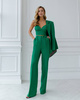 Dreiteiliger Damenanzug in Grün