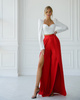 Elegante Hose mit Schlitzen in Rot