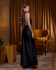 Schwarzes Maxikleid von Paris