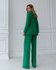 Dreiteiliger Damenanzug in Grün