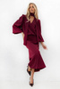 Hellgrauer dreiteiliger Damenanzug
