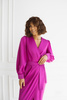 Linda Umschlagkleid in fuchsia