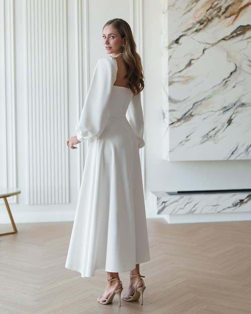 Wunderschönes langes Brautkleid in ecru + große Größen!!!