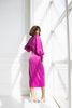 Linda Umschlagkleid in fuchsia