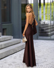 Schwarzes Maxikleid von Paris 